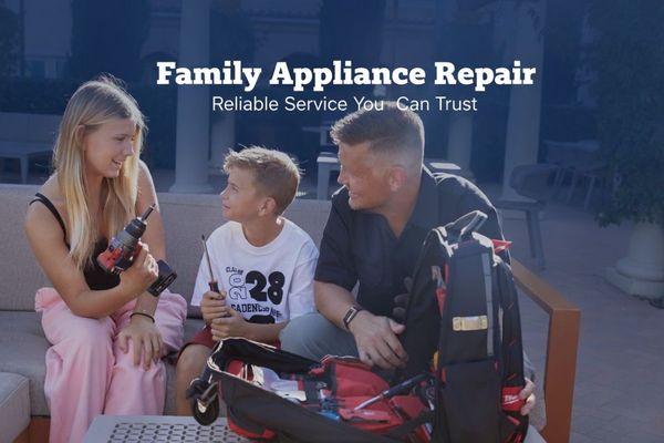 A family team you can trust for all your appliance repair needs. We care about your comfort.