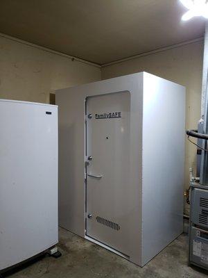 3.5 x 5' Shelter installed in our garage.