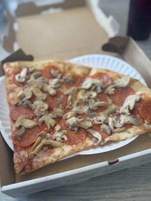 Sausage and shrooms!