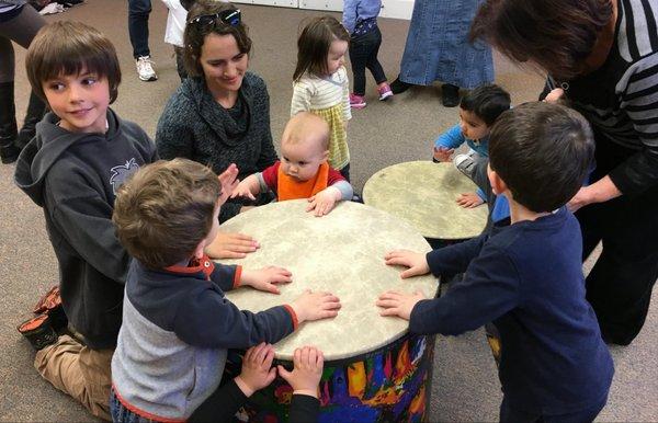Gathering drum fun! Photo from our Colts Neck, NJ location.