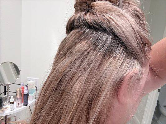 Did not cover roots whatsoever.