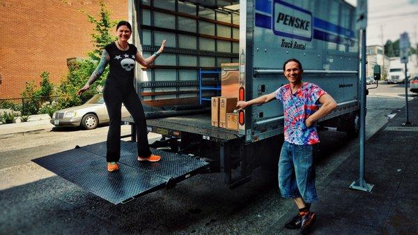 Moving Day, relocating Radical Parts to Oregon City.