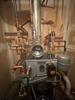 2 Zone Weil McLain Boiler Install & Repiping