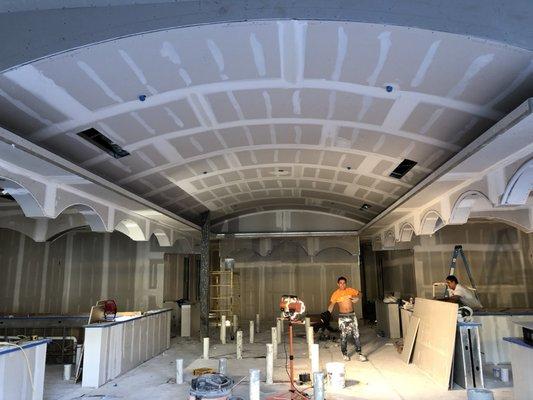 Before working on the Venetian Nail Spa in Perkins Rowe.