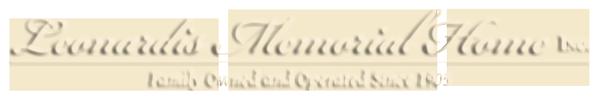 Leonardis Memorial Home