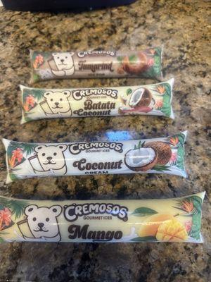Cremosos Gourmet Ices