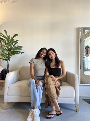 Best for girl time ! Our first pottery class !