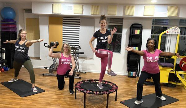 Strength Training, Bounce Trampoline Cardio, Yoga.... The Mix!