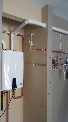 Tankless Water Heater Installed.