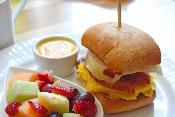 Egg Benedict Dip Sandwich