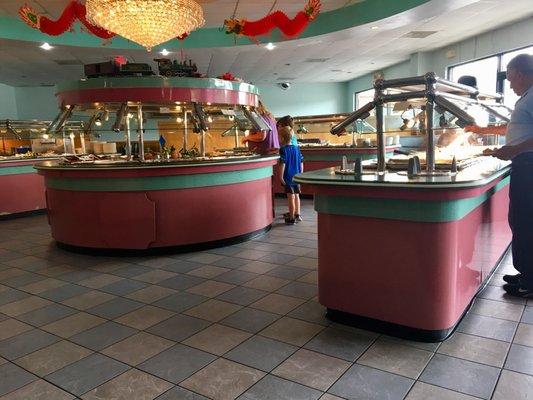 Another view of the buffets