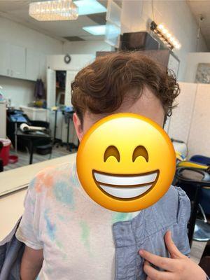 Thank you for helping us get a perm before picture day!