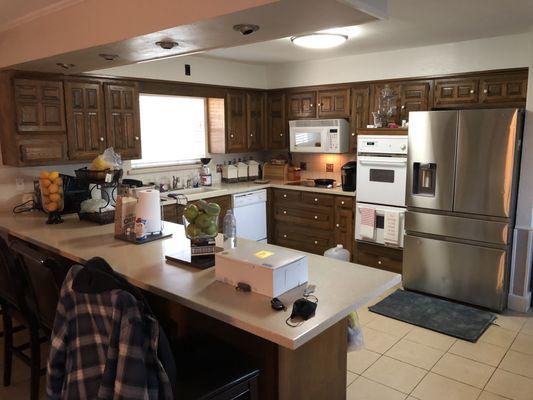 Kitchen renovation before!