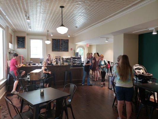 Old Central Coffee. Coffee bar, smoothies, daily made pastries in a restored 1869 school.