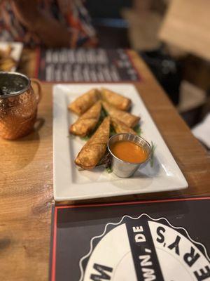 Buffalo Chicken egg rolls