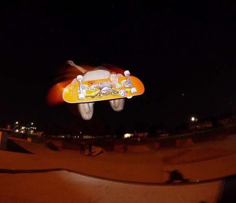 Back side air over hump