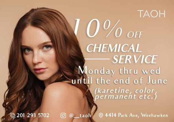 Promo TAOH hair service