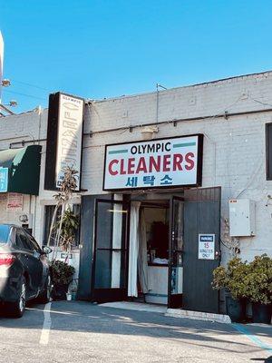 Olympic Cleaners. I recommend them for alterations for sure! Support local immigrant business! Yay!