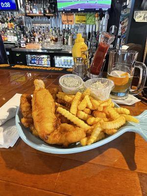 Deep Fried Perch Dinner