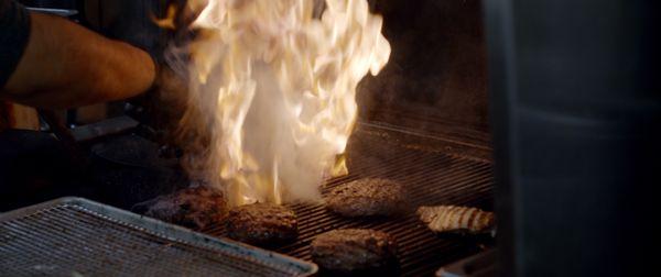 video shoot for a restaurant