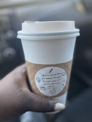 Caramel Macchiato with whipped cream