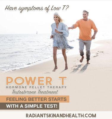 Hormone replacement pellet therapy performed here at Radiant Skin and Health.