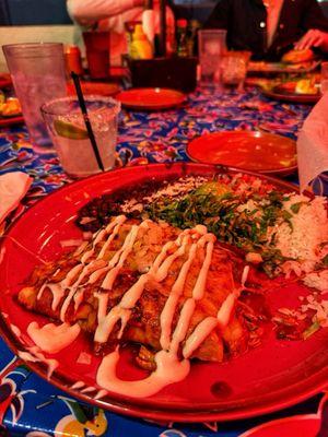 Chicken enchiladas