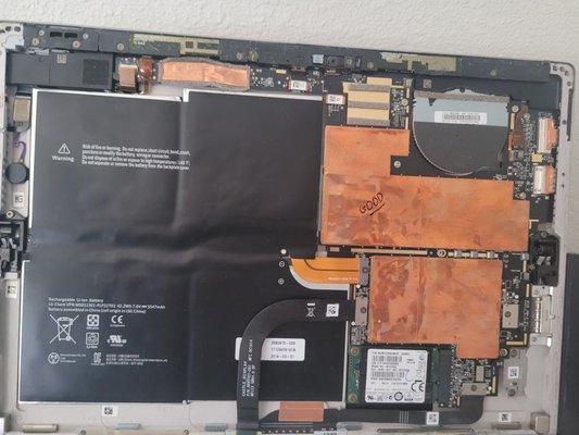 My suface without the screen