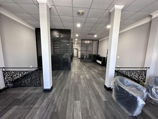 Interior before finishing furniture