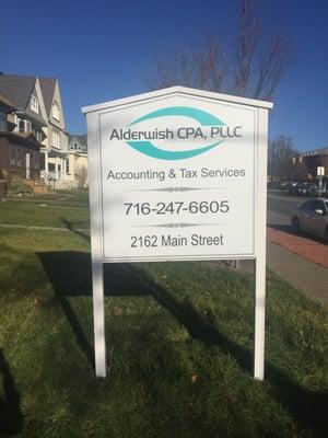 Alderwish CPA (across from Sisters Hospital)
