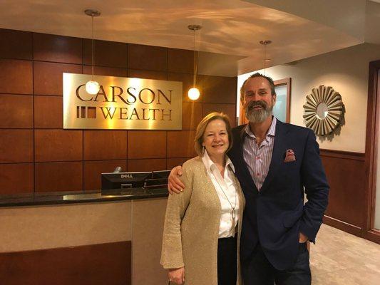 Advisor Michele Schreck celebrates 25+ years at Carson Wealth!