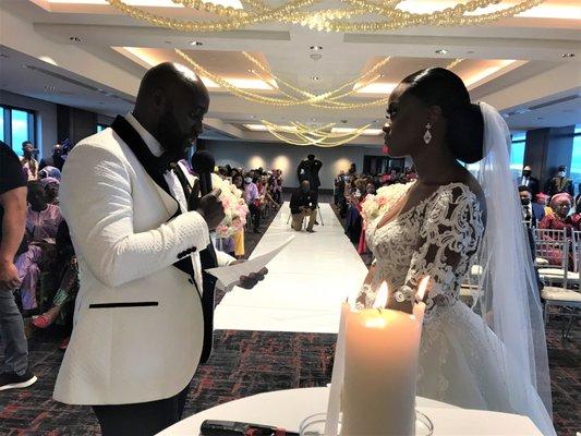 Large weddings or small, the service will be full and satisfactory