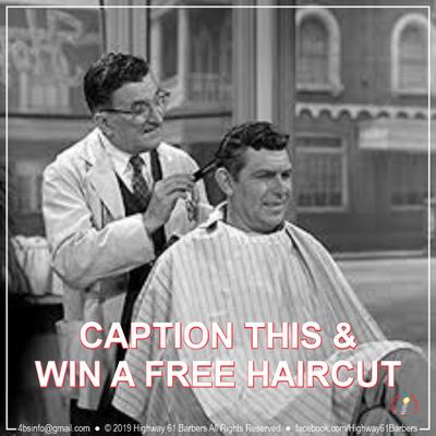 Get a FREE haircut if we love your caption. Send to: 4bsinfo@gmail.com