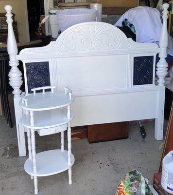 THIS ITEM WAS COMMISSIONED TO RESTORATION CREATIONS BY A CUSTOMER WHO PURCHASED THROUGH MY PUC THRIFT STORE
