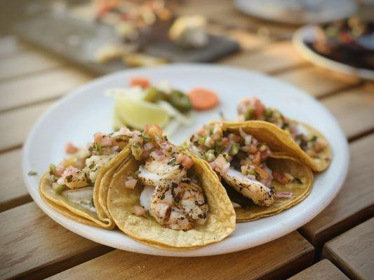 Shrimp tacos - shrimp could've been a bit bigger