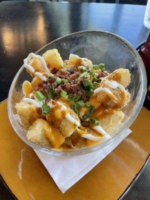 Loaded tots. We didn't like this. Just go plain.