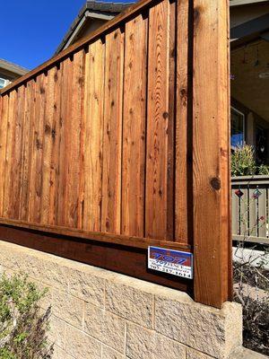 "High Standards"...couldn't agree more