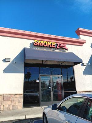 Front of the most judgemental racist expensive smoke shop !