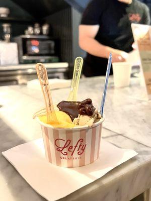 mandarin, coffee, & date/pecan