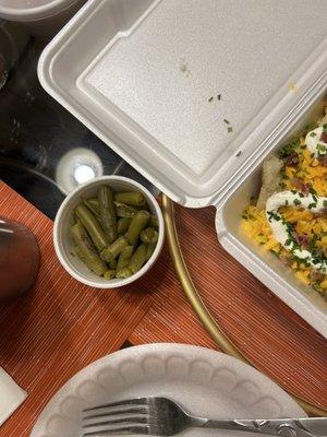 Small side of green beans