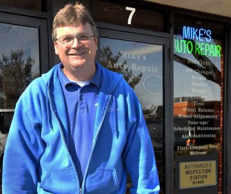 Call Mike's Auto Repair and ask for Mike.