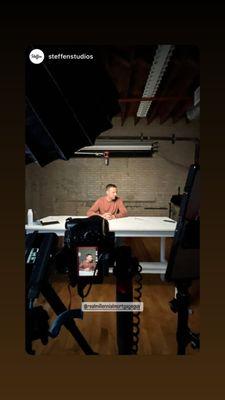 Filming a short that smashed at the studio!