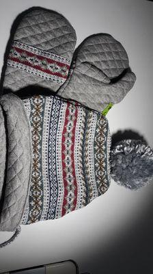 We make Repurposed mitten and hats. So cozy and warm