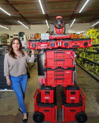 We have Milwaukee tools available