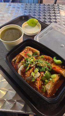 Manchurian Chilli momo