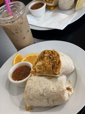 The Chorizo Burrito. Yum!