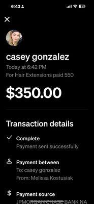 The 630 She stole From Me