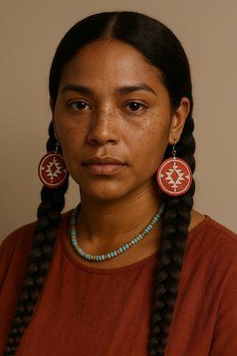 Indigenous 2 braids Style