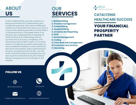 This is our company's brochure.