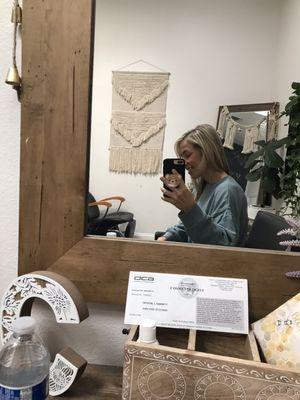 Final blonde my hair is really fragile and she makes it have its best potential